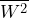 \overline{W^2}