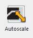 VibrationVIEW autoscale button