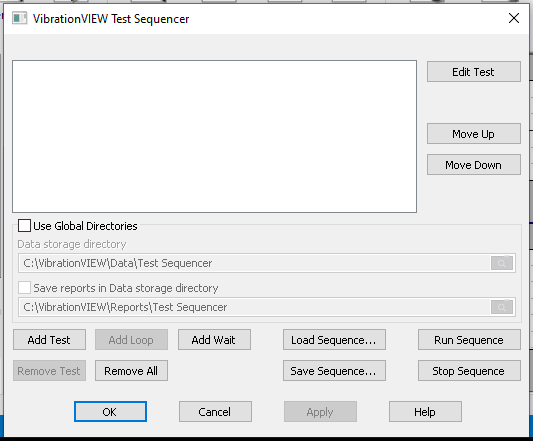 VibrationVIEW test sequencer