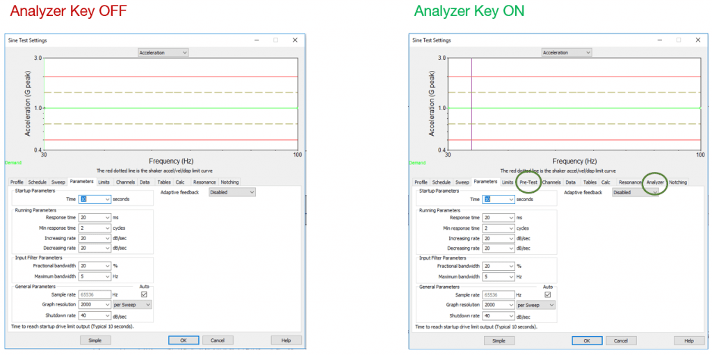 VibrationVIEW analyzer