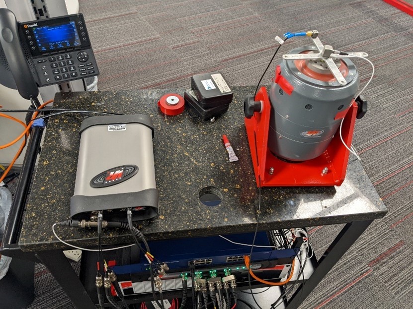 vibration test setup